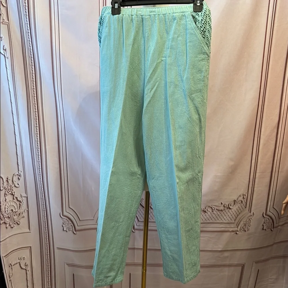 Women's Mint Green 3 piece Draper’s & Damon’s set - Picture 5 of 9